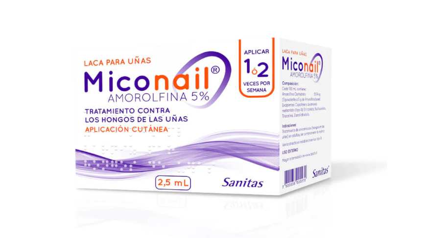 MICONAIL LACA UÑAS AMOROLFINA 5% X 2,5 ML SANITAS