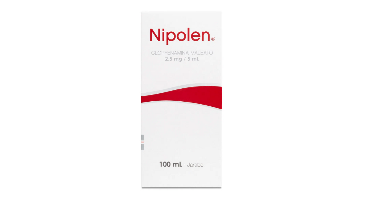 NIPOLEN CLORFENAMINA MALEATO 2,5MG/5ML X 100ML MINTLAB