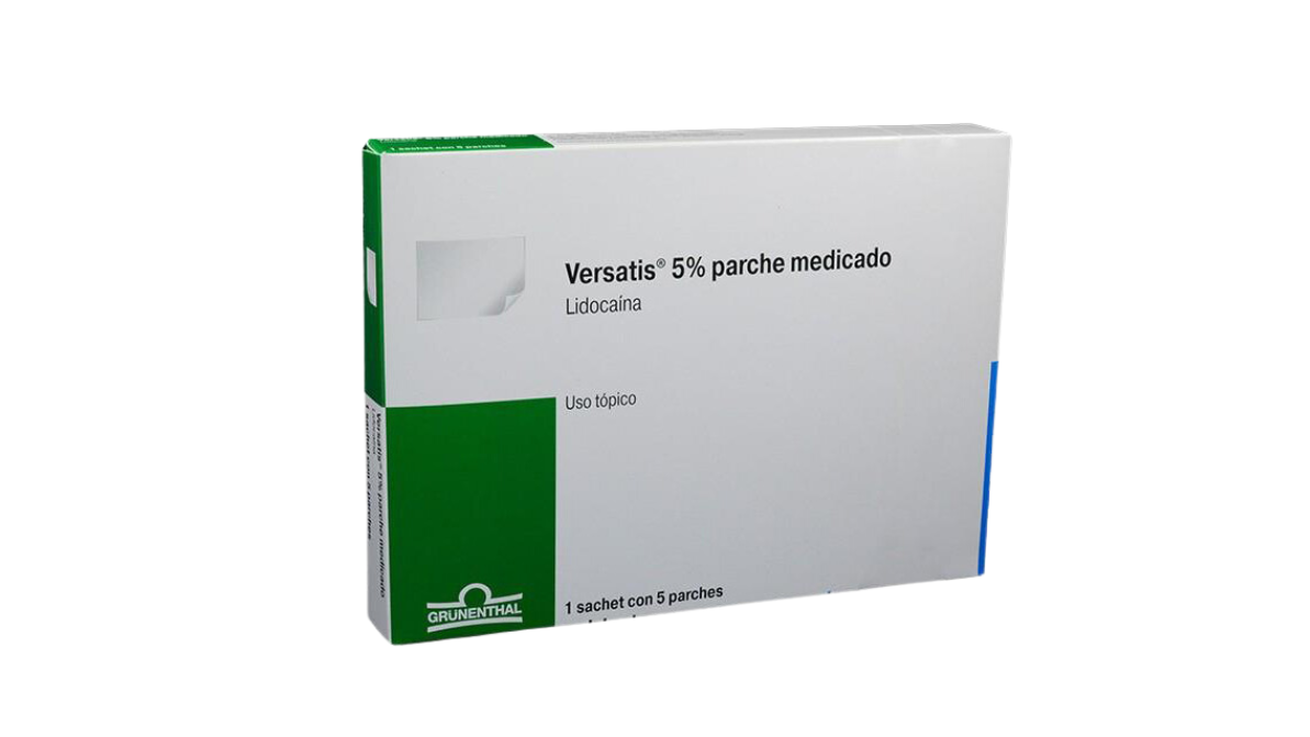 VERSATIS 5% LIDOCAINA X 5 PARCHES GRUNENTHAL