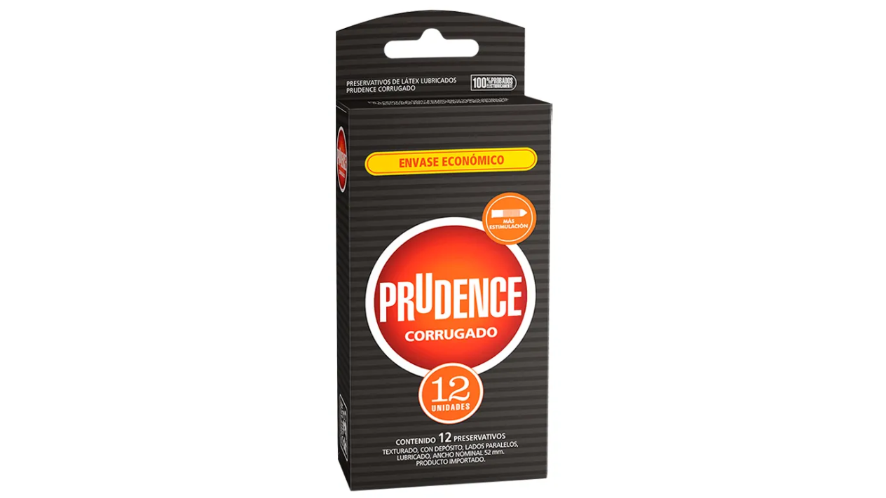 PRESERVATIVOS PRUDENCE CORRUGADO CONDON X 12