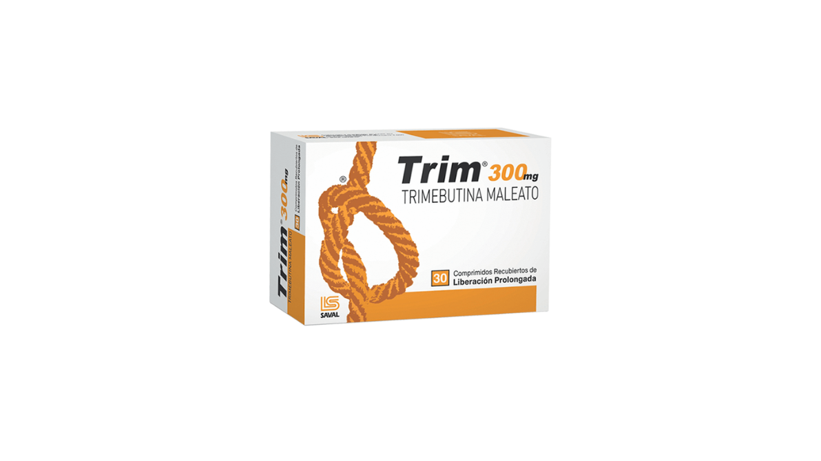 TRIM TRIMEBUTINA MALEATO 300MG X 30 COMPRIMIDOS RECUBIERTOS LP