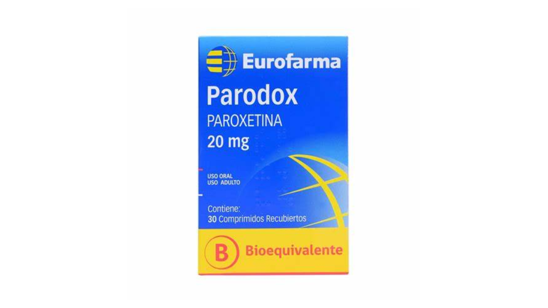 PARODOX PAROXETINA 20 MG X 30 COMPRIMIDOS RECUBIERTOS