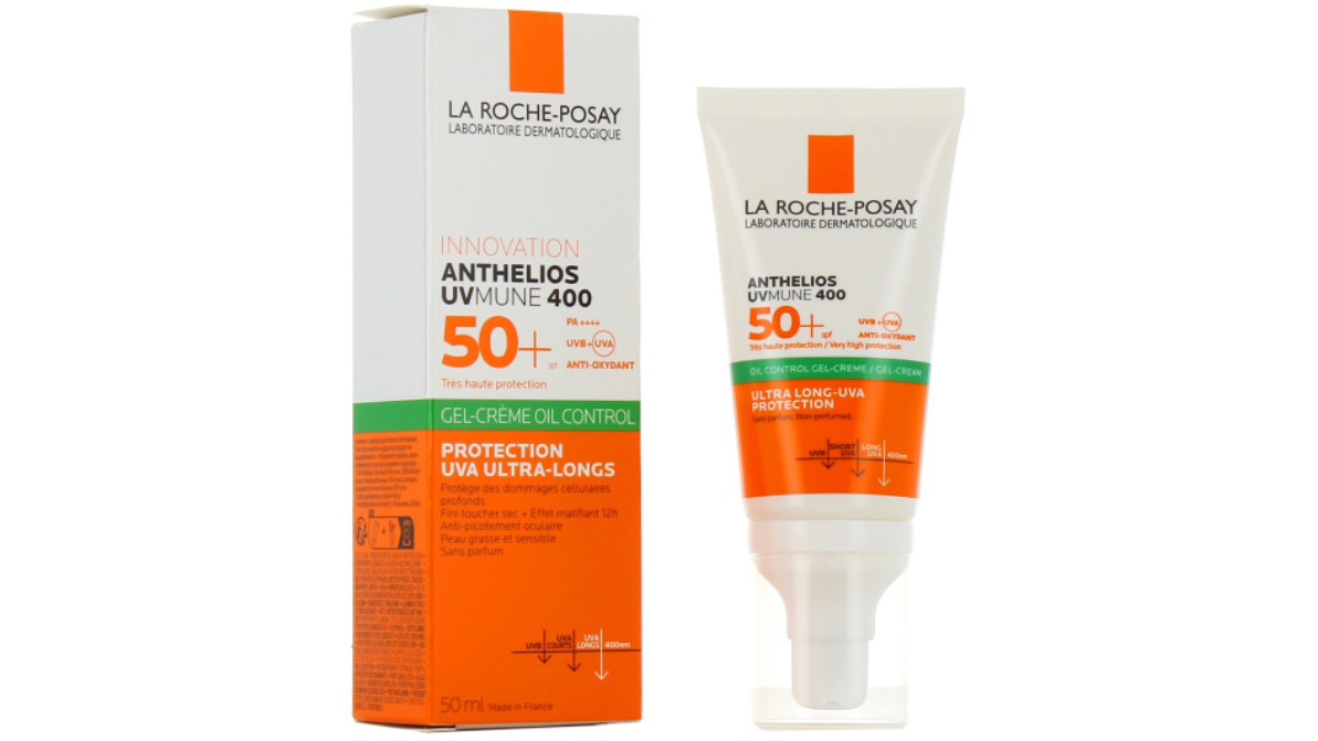 LA ROCHE POSAY ANTHELIOS UVMUNE 400 GEL-CREMA OIL CONTROL FPS 50  X 50 ML