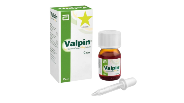 VALPIN FENOBARBITAL METILBROMURO OCTATROPINA (ANISOTROPINA)/FENOBARBITAL 0,2/0,16MG. SOLUCION PARA GOTAS ORALES X 25 ML ABBOTT
