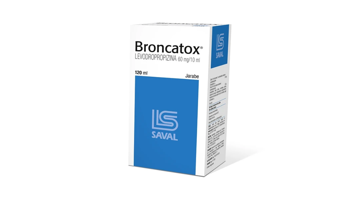 BRONCATOX LEVODROPROPIZINA 60MG/10ML X 120ML