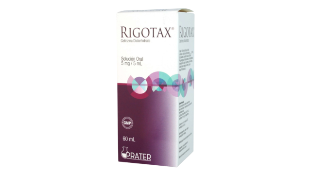 RIGOTAX CETIRIZINA DICLORHIDRATO 5 MG/5ML X 60ML SOLUCION ORAL PRATER