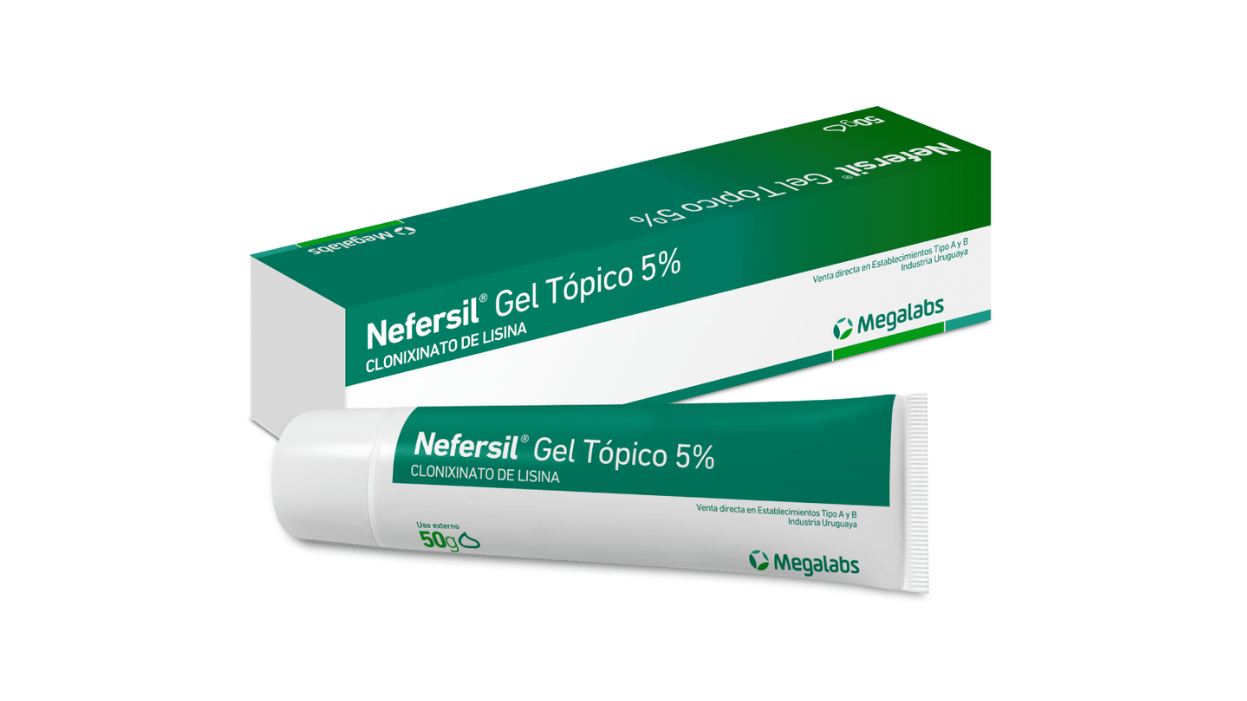 NEFERSIL GEL TOPICO 5% CLONIXINATO DE LISINA X 50 GRAMOS MEGALABS
