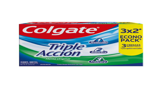 COLGATE TRIPLE ACCION 3X2 PASTA DENTAL 75 GRAMOS X 3 UNIDADES 