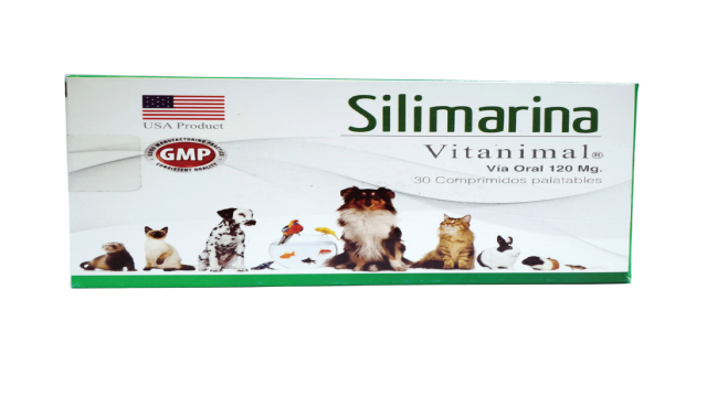 SILIMARINA 120 MG X 30 COMPRIMIDOS PALATABLES VITANIMAL