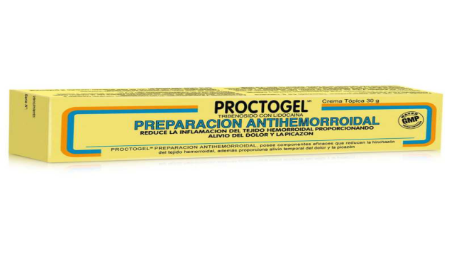PROCTOGEL TRIBENOSIDO/LIDOCAINA 5,0/2,0G CREMA TOPICA X 30 GRAMOS MAVER