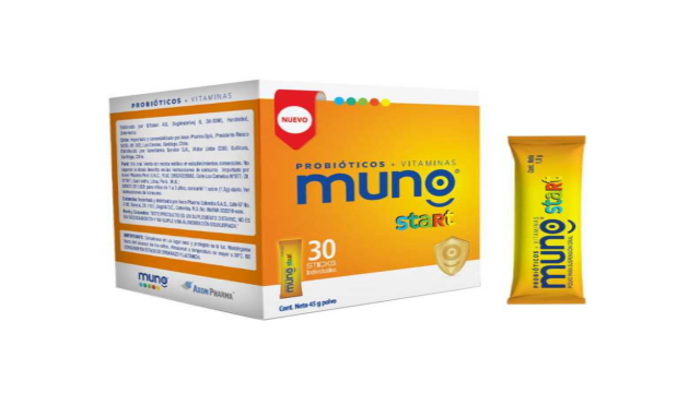 MUNO START PROBIOTICOS+VITAMINAS X 30 STICKS AXON PHARMA