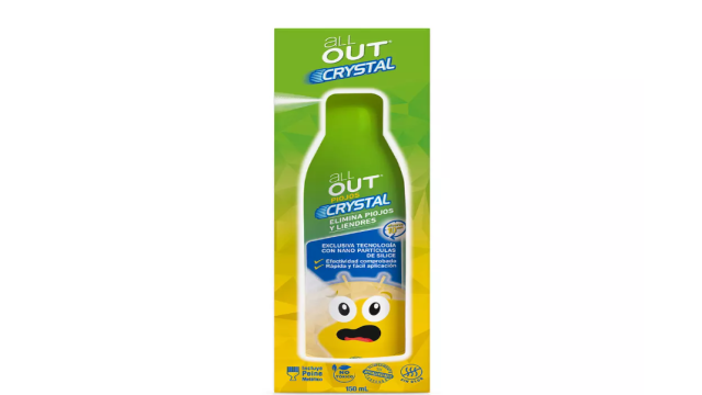 ALL OUT PIOJOS CRYSTAL SPRAY CON PEINE X 150ML