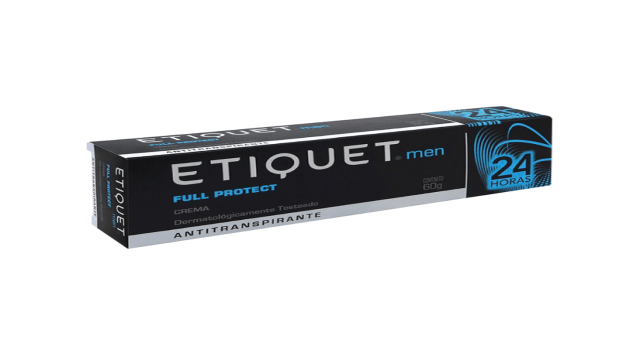 ETIQUET MEN FULL PROTECT CREMA ANTITRANSPIRANTE 24H X 60 GRAMOS GSK