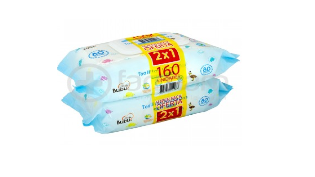 TOALLAS HUMEDA CON ACEITE EMU 80 UNIDADES X 2 UNIDADES 
