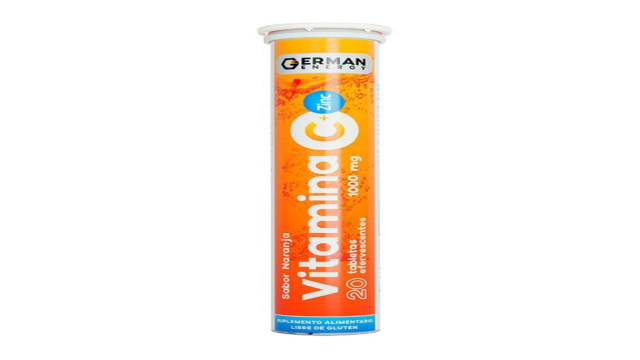 VITAMINA C + ZINC X 20 TABLETAS EFERVESCENTES GERMAN ENERGY